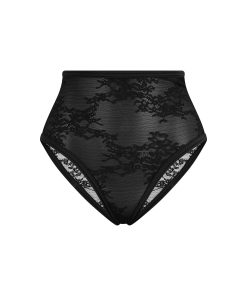 Black lace underpants